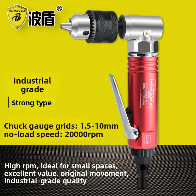Bodun 10mm High-Speed L-Shaped Pneumatic Drill, Elbow Air Drill, Angle Pneumatic Drill, 3/8 Air Drill Bd-1014
Bodun 10mm High-Speed L-Shaped Pneumatic Drill, Elbow Air Drill, Angle Pneumatic Drill, 3/8 Air Drill Bd-1014