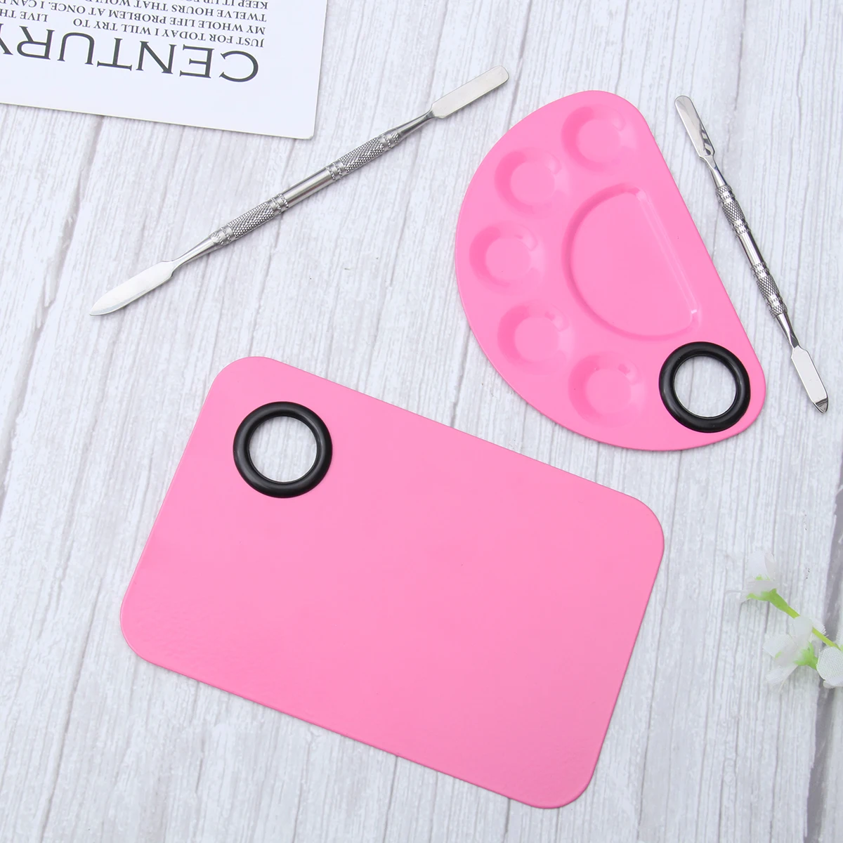 2 set 2 Sets Stainless Steel Color Palette Pink Painting Tray Watercolor Art Durable Easy Clean Mix Colors
2 set 2 Sets Stainless Steel Color Palette Pink Painting Tray Watercolor Art Durable Easy Clean Mix Colors