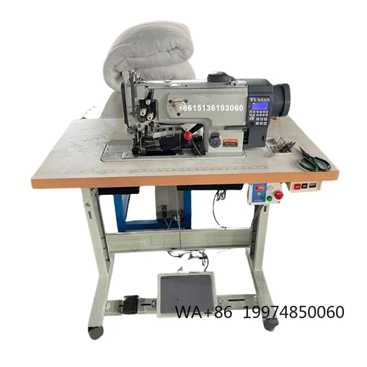 Automatic Industrial Garment Tape Edge Sewing Machine Quilt Hemming Wrapper Blanket Carpet Edge Overlock Sewing Machine
Automatic Industrial Garment Tape Edge Sewing Machine Quilt Hemming Wrapper Blanket Carpet Edge Overlock Sewing Machine