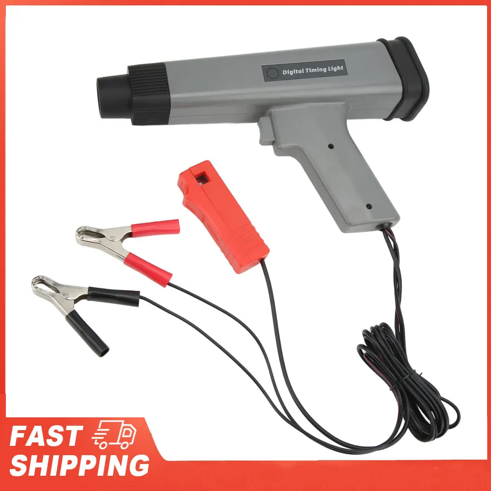 Digital Engine Timing Light Inductive Strobe Timing Light 12V Ignition Timing Light for Car Motorcycle Marine Timing Light
Digital Engine Timing Light Inductive Strobe Timing Light 12V Ignition Timing Light for Car Motorcycle Marine Timing Light