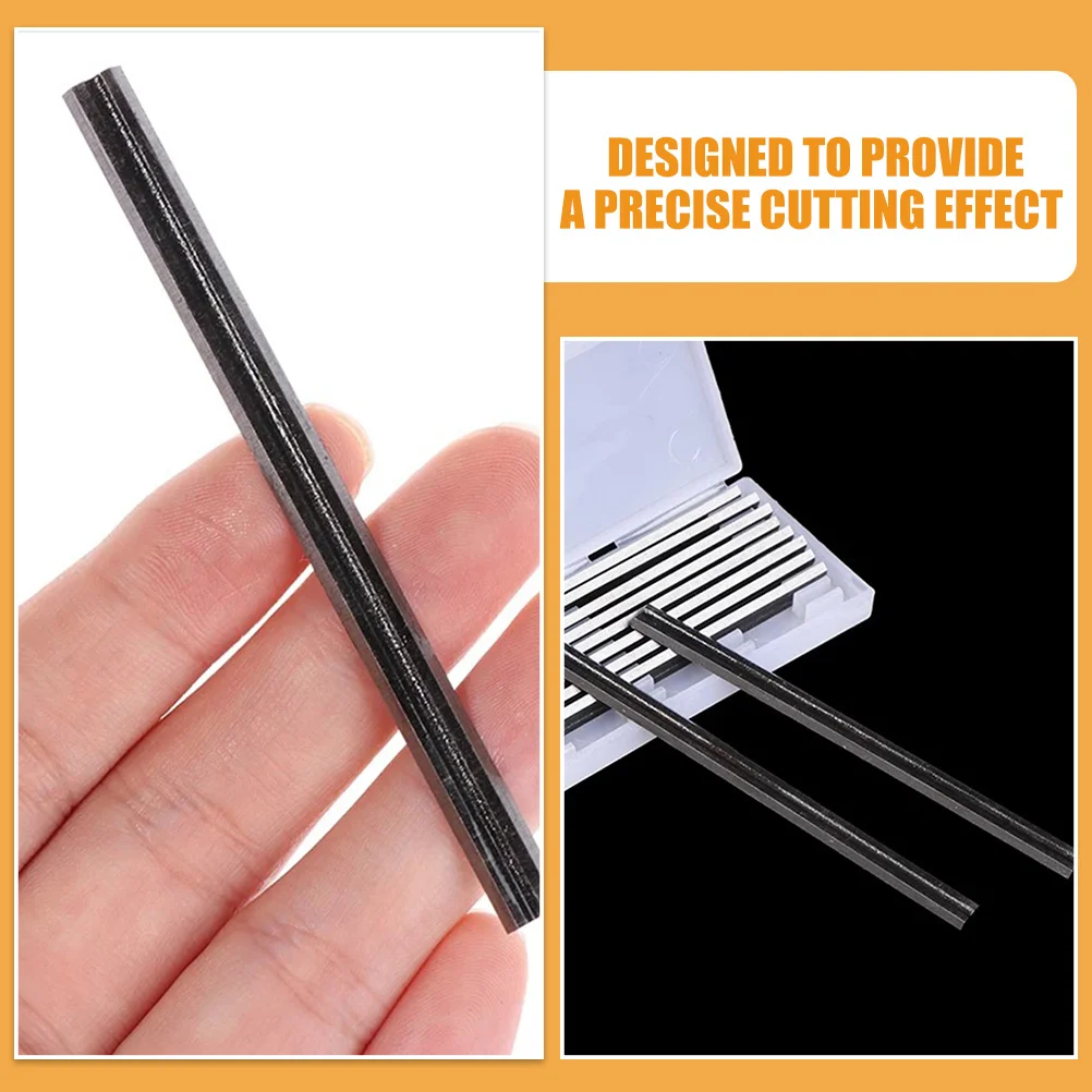 1 Set Hard Alloy Planer Blades Sturdy Sharp Replaceable Planing Blades for Softwood Hardwood Precise Smooth Finishing
1 Set Hard Alloy Planer Blades Sturdy Sharp Replaceable Planing Blades for Softwood Hardwood Precise Smooth Finishing