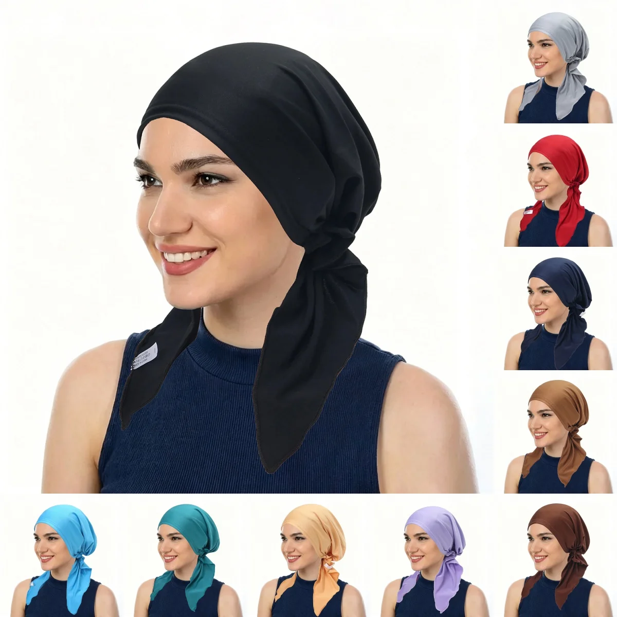 Solid Color Muslim Hijabs Ladies Chemo Cap Women Turban Hat Headwear Headscarf Wrap Cancer Bandanas Hair Accessories
Solid Color Muslim Hijabs Ladies Chemo Cap Women Turban Hat Headwear Headscarf Wrap Cancer Bandanas Hair Accessories