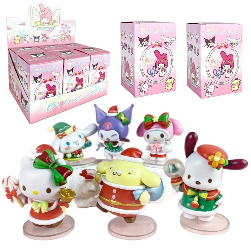 Xmas Sanrio Character Blind Box Kuromi Pompompurin Doll Lovely Desktop Decor Fashion Play Peripheral Girls Holiday Present
Xmas Sanrio Character Blind Box Kuromi Pompompurin Doll Lovely Desktop Decor Fashion Play Peripheral Girls Holiday Present