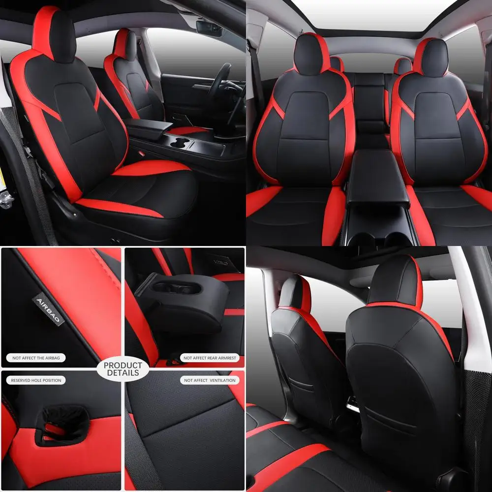 Подходит для чехлов на сиденья Tesla Model Y, водонепроницаемые чехлы на автомобильные сиденья из искусственной кожи, полный комплект для Tesla Model Y 2020 2021 2022 2023 2
Подходит для чехлов на сиденья Tesla Model Y, водонепроницаемые чехлы на автомобильные сиденья из искусственной кожи, полный комплект для Tesla Model Y 2020 2021 2022 2023 2