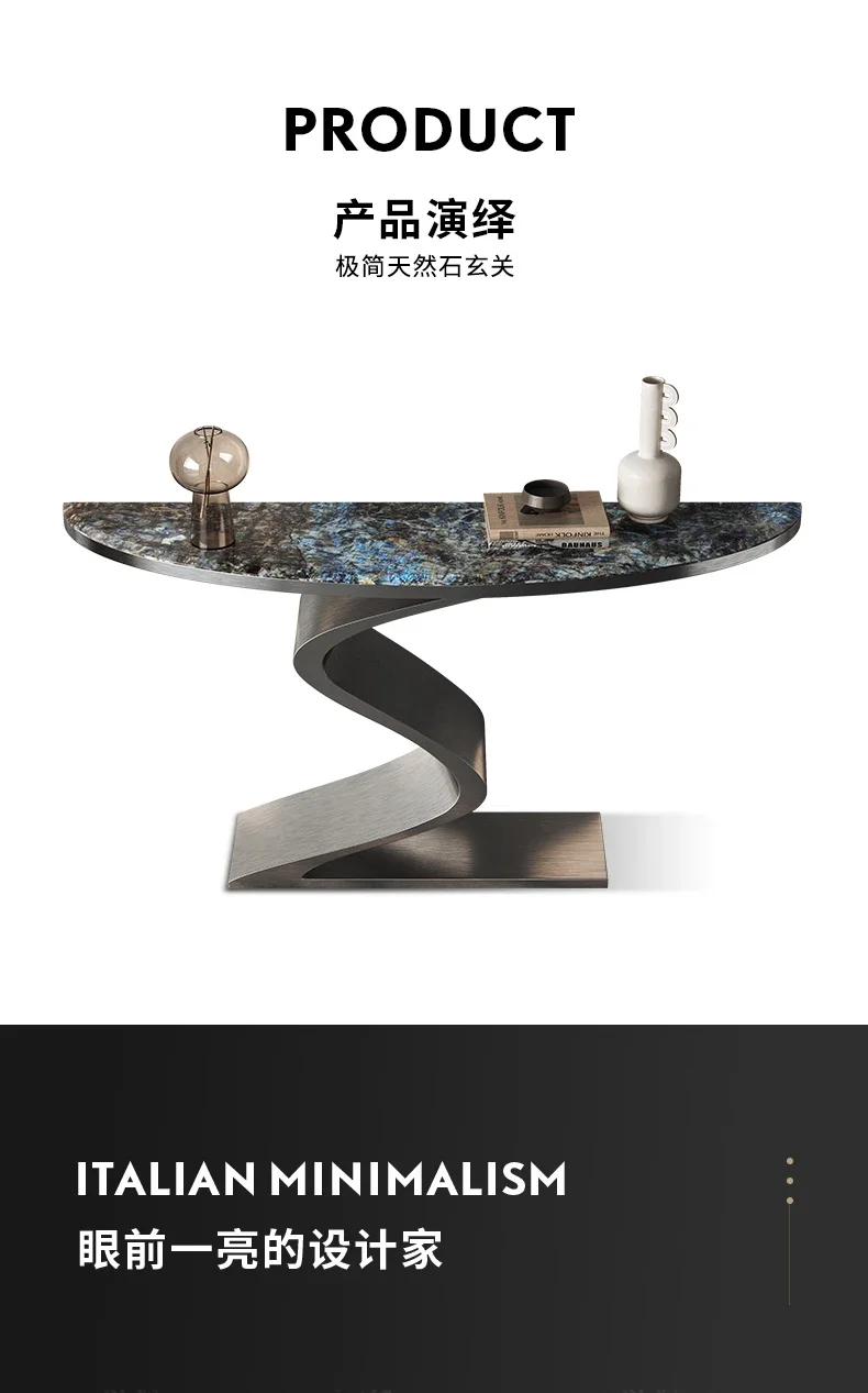 Light luxury rock slab entrance entrance cabinet corridor decoration against the wall ultra-narrow entrance table
Light luxury rock slab entrance entrance cabinet corridor decoration against the wall ultra-narrow entrance table