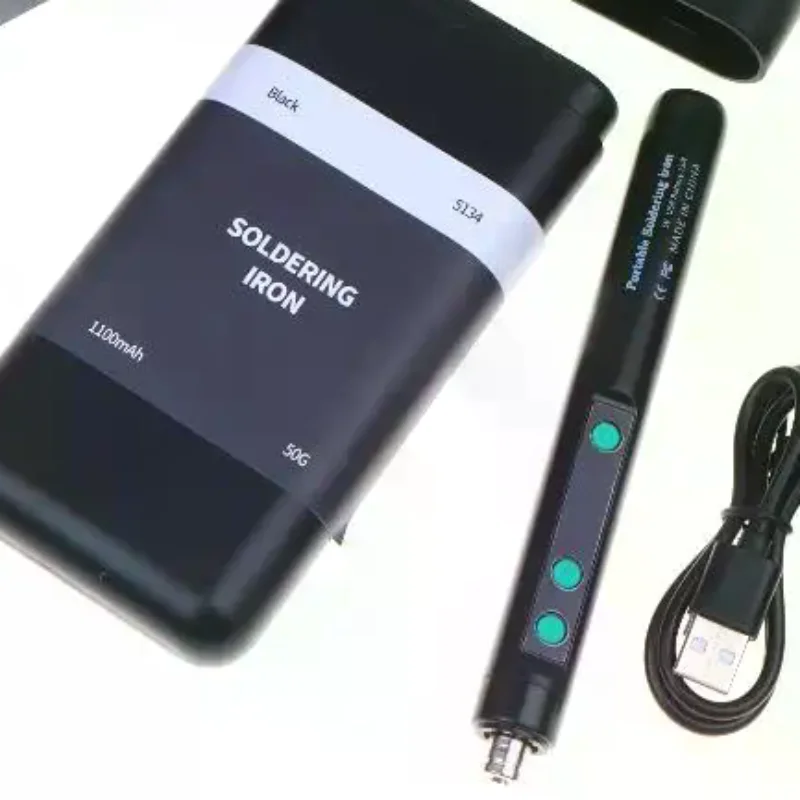 New Wireless Soldering Iron Built-in Battery 180-450° Adjustable Temperature With 3Tip Portable Welding Repair Tool Kit
New Wireless Soldering Iron Built-in Battery 180-450° Adjustable Temperature With 3Tip Portable Welding Repair Tool Kit