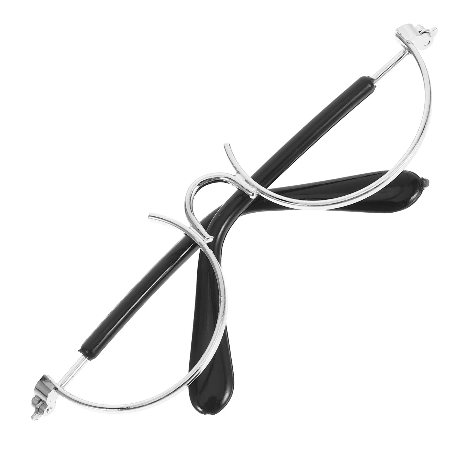 Mini Eyeglasses Metal Wire Half Frame Clear Lens Eyewear Costume Accessories for Crafts Making Supplies Mini Eyeglasses
Mini Eyeglasses Metal Wire Half Frame Clear Lens Eyewear Costume Accessories for Crafts Making Supplies Mini Eyeglasses