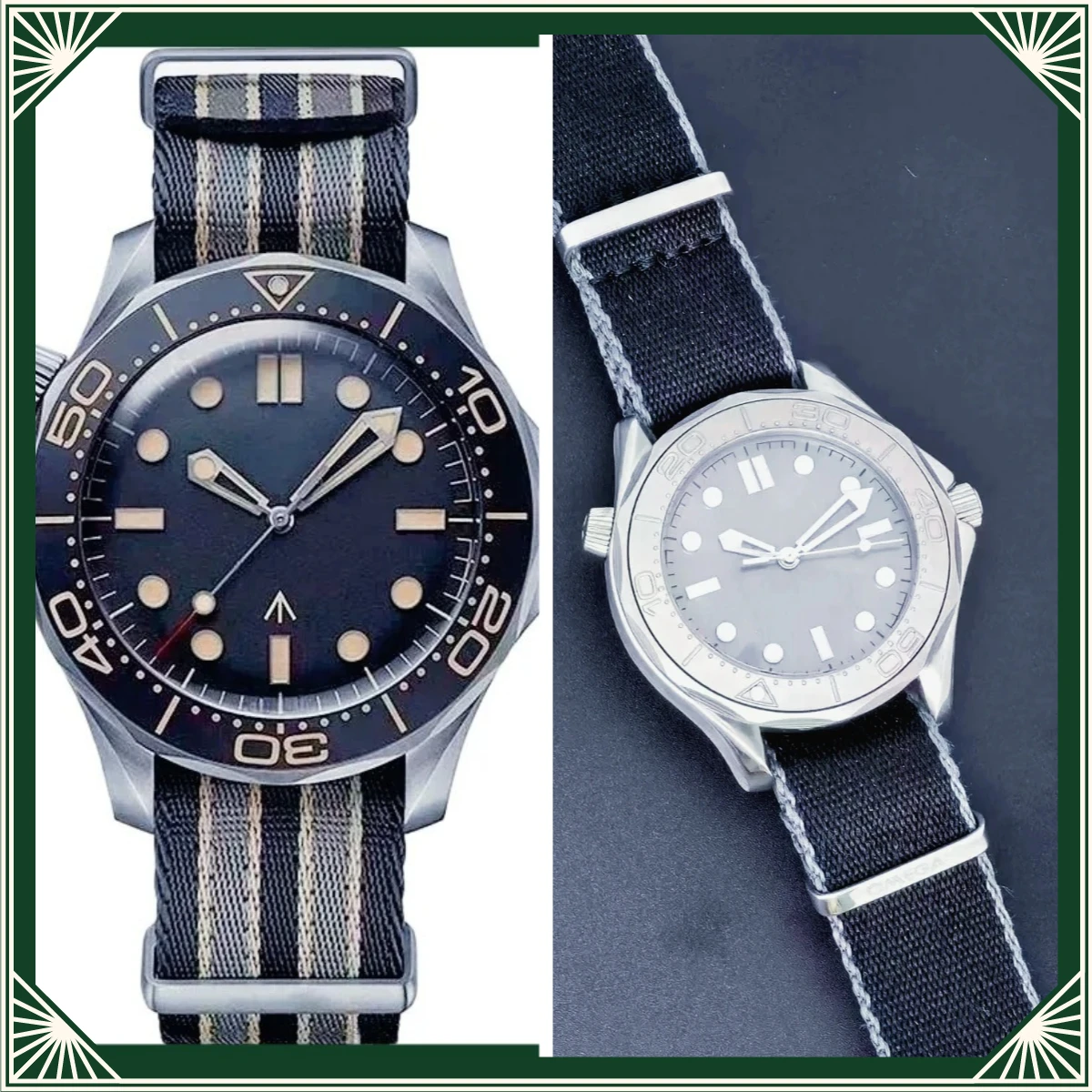 A1212 Store 42mm Men's Automatic Mechanical Watch, Green Dial, Rubber Strap, 904L Customized Watches
A1212 Store 42mm Men's Automatic Mechanical Watch, Green Dial, Rubber Strap, 904L Customized Watches