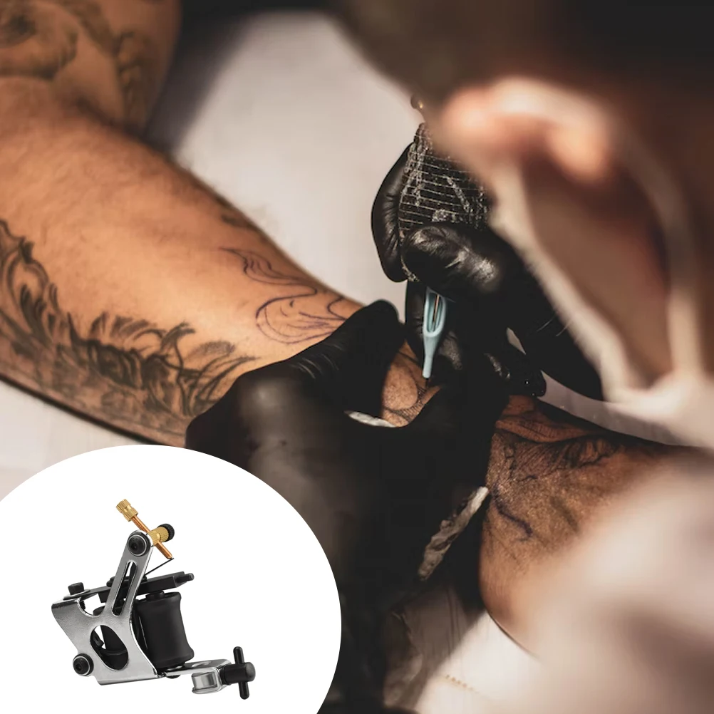 Electroplating Iron Coil Tattoos Machine Durable Precision Winding Salon Tattooing Tool Safe Application Various Effects Body
Electroplating Iron Coil Tattoos Machine Durable Precision Winding Salon Tattooing Tool Safe Application Various Effects Body