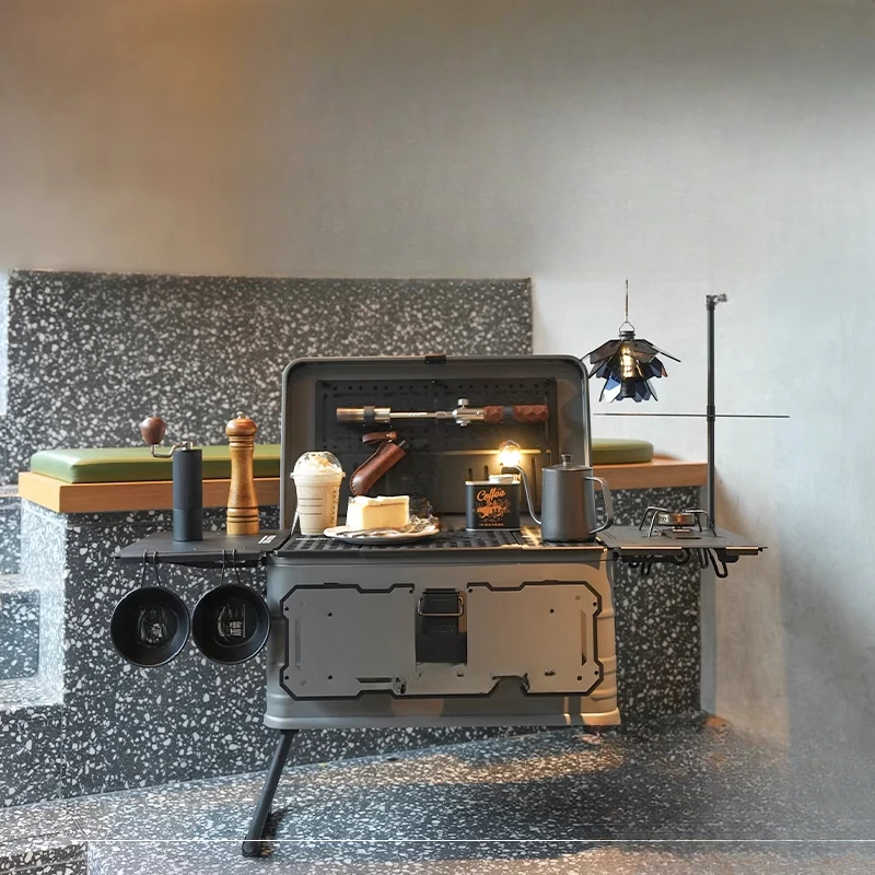 Outdoor storage box, modified box, camping large-capacity finishing box with tripod
Outdoor storage box, modified box, camping large-capacity finishing box with tripod