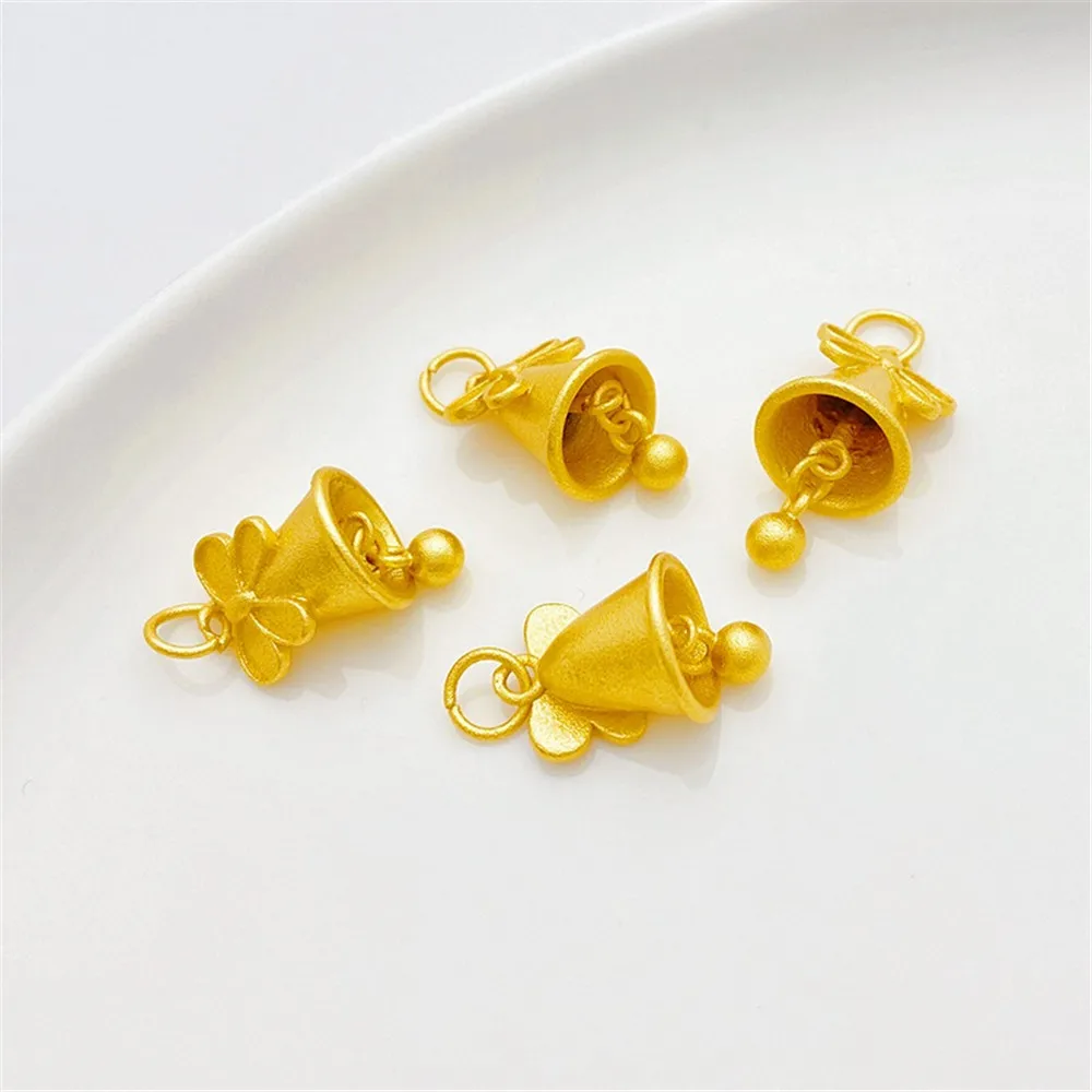 Sand Gold Bow Bell Christmas Bell Pendant Handmade DIY Beaded Bracelet Necklace Material Accessories L551
Sand Gold Bow Bell Christmas Bell Pendant Handmade DIY Beaded Bracelet Necklace Material Accessories L551