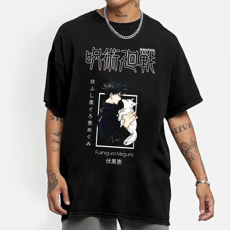 Megumi Fushiguro Divine Dogs Shirt, Megumi Fushiguro Tshirt,Yuji Itadori Tee, JJK vintage anime shirt
Megumi Fushiguro Divine Dogs Shirt, Megumi Fushiguro Tshirt,Yuji Itadori Tee, JJK vintage anime shirt