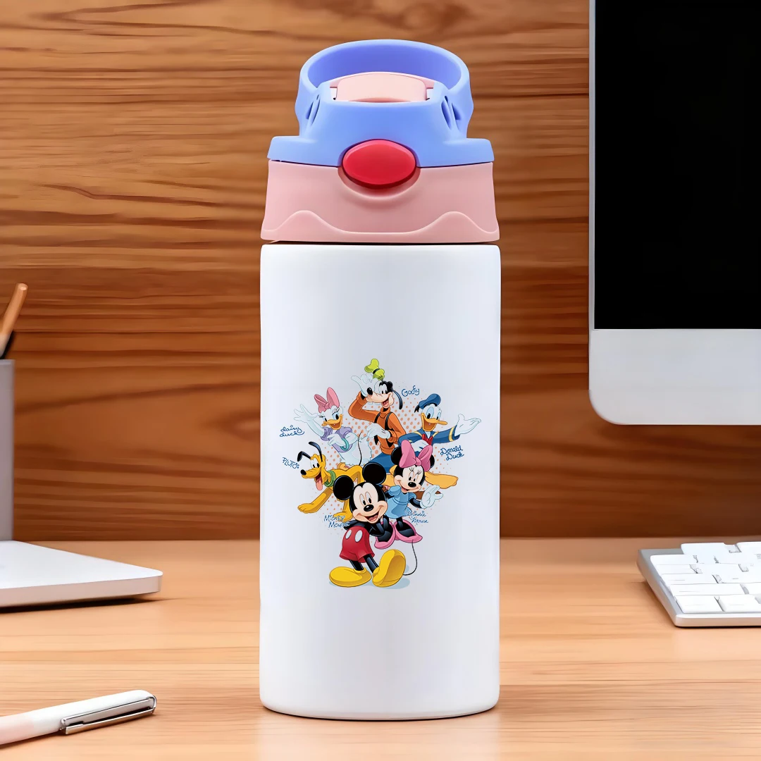 Disney Mickey & Minnie cartoon character 304 stainless steel cartoon straw cup kids water bottle New Year gift
Disney Mickey & Minnie cartoon character 304 stainless steel cartoon straw cup kids water bottle New Year gift