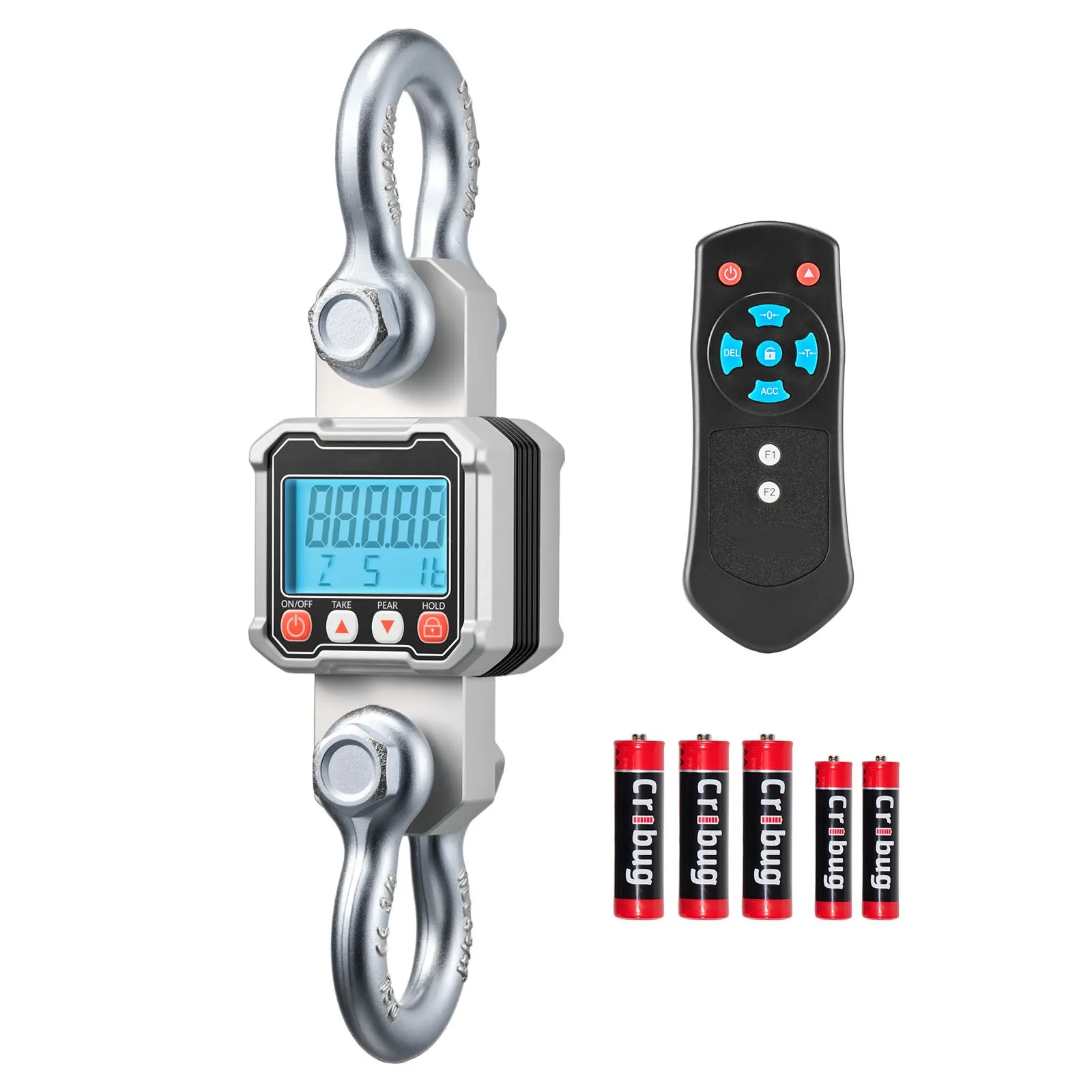 SucceBuy 3000kg/10000kg Digital Crane Scale with LCD & 3 Unit Switch Remote Control Industrial Hanging Scale for Garage Factory
SucceBuy 3000kg/10000kg Digital Crane Scale with LCD & 3 Unit Switch Remote Control Industrial Hanging Scale for Garage Factory