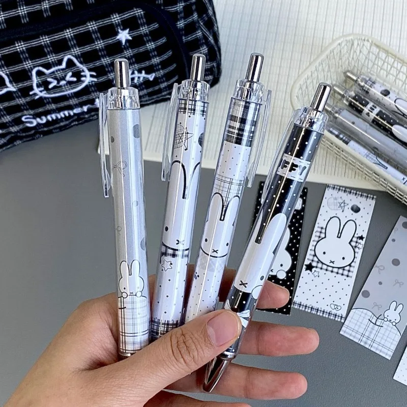4PCS Cute Miffy Series Gel Pen Creativity Kawaii Cartoon Printing Quick-drying Smooth and Durable Pen Girls Stationery
4PCS Cute Miffy Series Gel Pen Creativity Kawaii Cartoon Printing Quick-drying Smooth and Durable Pen Girls Stationery