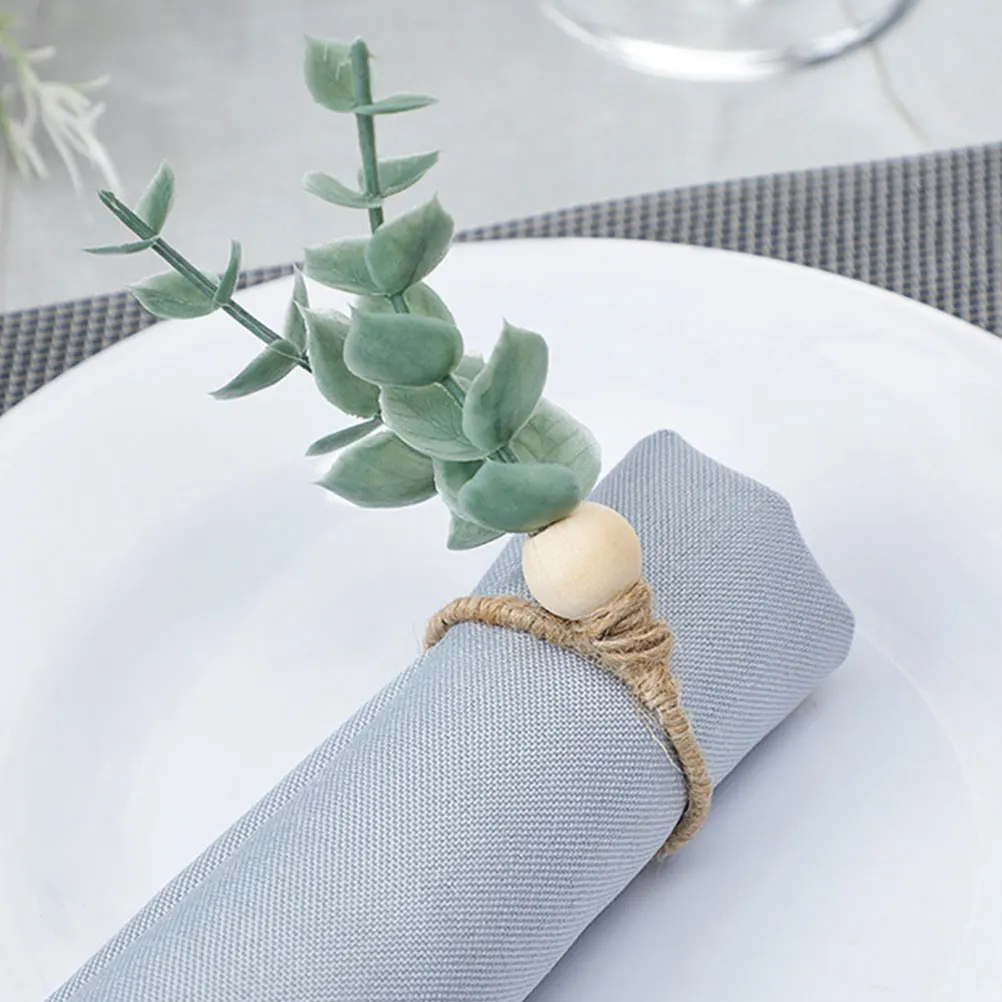 4 Pcs Napkin Rings Simulation Plant Design Wooden Bead Buckles Elegant Dining Table Decor Kitchen Bar Supplies Easy Clean Long
4 Pcs Napkin Rings Simulation Plant Design Wooden Bead Buckles Elegant Dining Table Decor Kitchen Bar Supplies Easy Clean Long