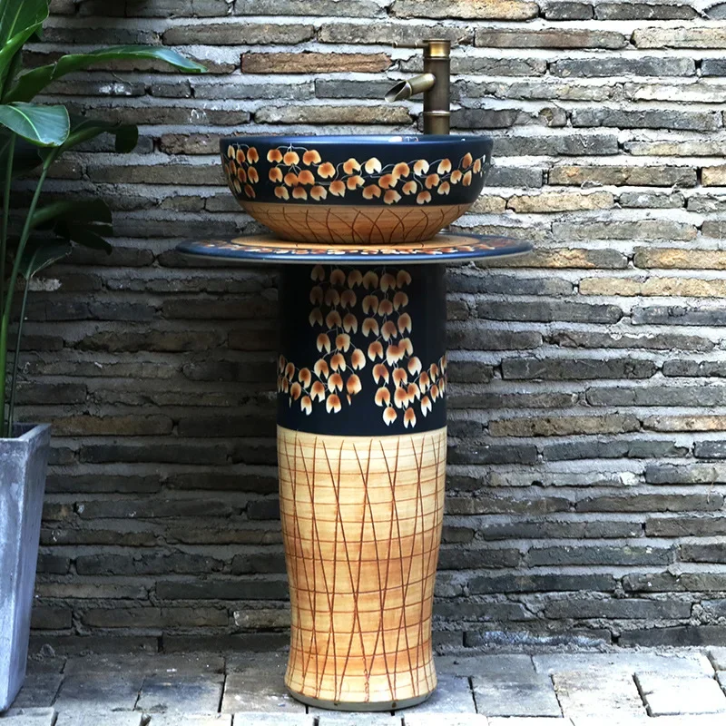 Керамическая раковина для балкона, встроенная напольная раковина, уличная раковина, колонна, умывальник
Керамическая раковина для балкона, встроенная напольная раковина, уличная раковина, колонна, умывальник