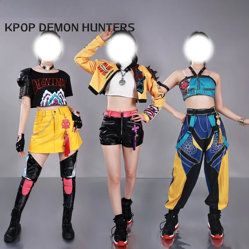 Полный комплект Kpop Demon Hunter Rumi Zoey Mira, детский костюм для взрослых, костюм охотничьей группы идола, карнавальный костюм на Хэллоуин
Полный комплект Kpop Demon Hunter Rumi Zoey Mira, детский костюм для взрослых, костюм охотничьей группы идола, карнавальный костюм на Хэллоуин