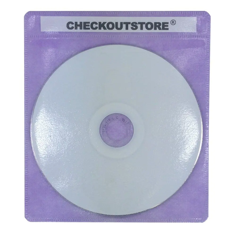 Premium Double-Sided CD Storage Sleeves, 1000 Pack Plastic Protectors
Premium Double-Sided CD Storage Sleeves, 1000 Pack Plastic Protectors