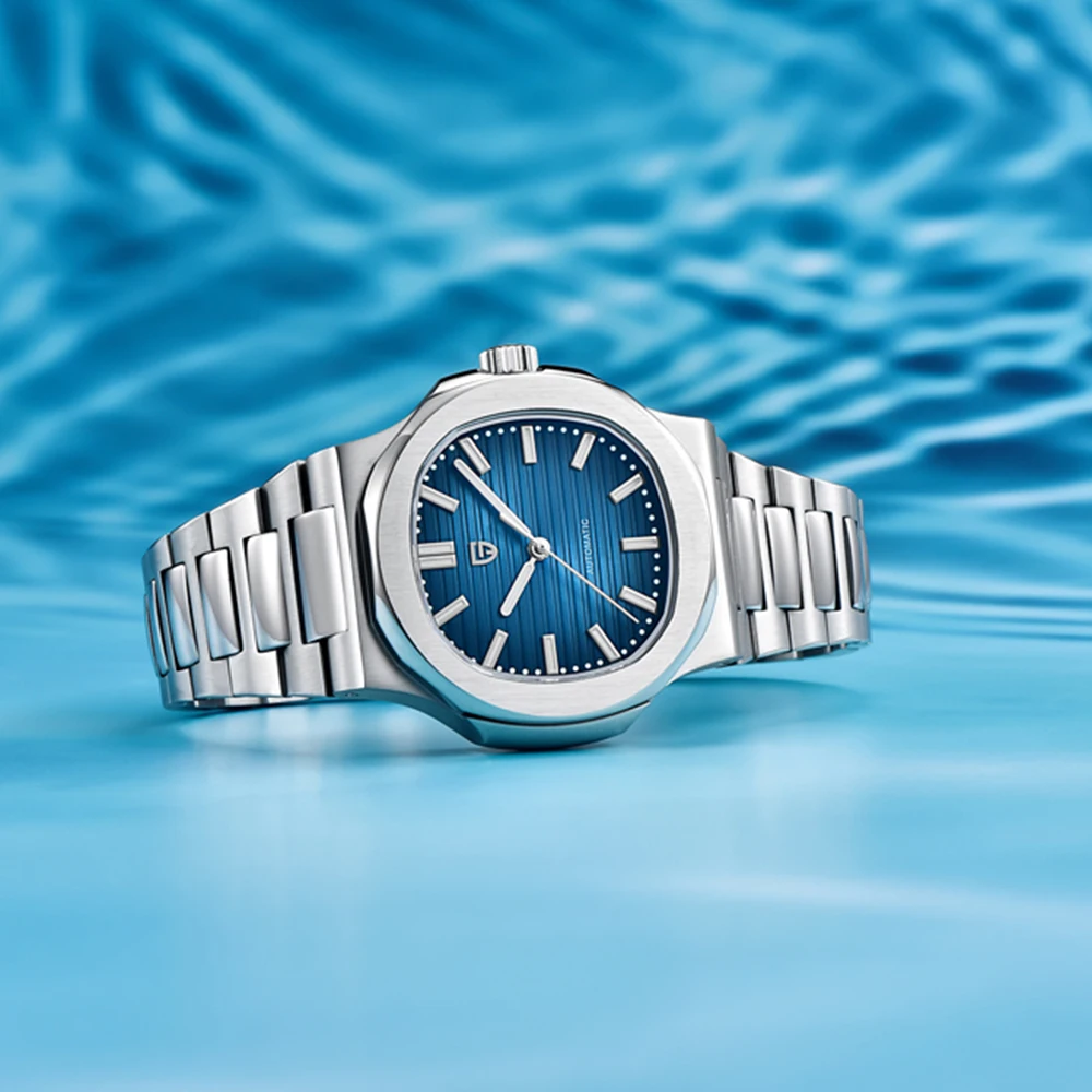 PAGANI DESIGN Watches Luxury Striped Dial Mechanical Watches For Men Sapphire Crystal Stainless Steel Waterproof Automatic Watch
PAGANI DESIGN Watches Luxury Striped Dial Mechanical Watches For Men Sapphire Crystal Stainless Steel Waterproof Automatic Watch