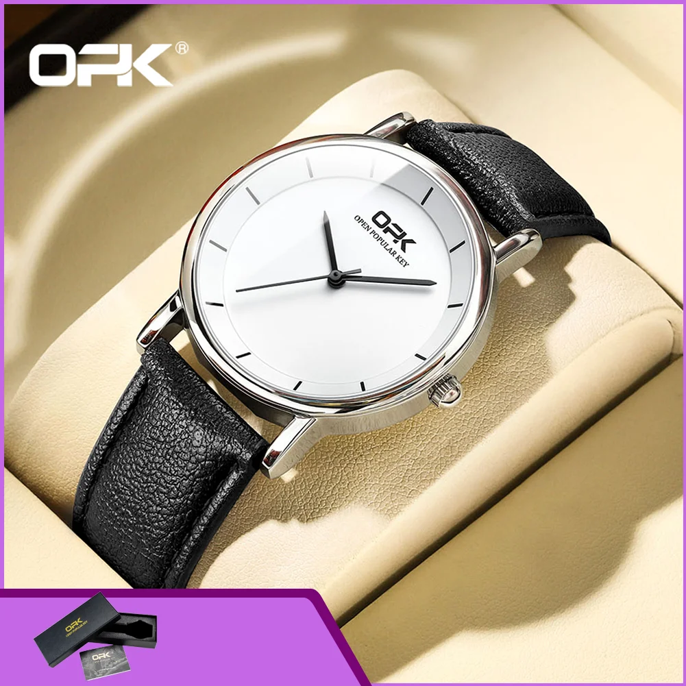 OPK 8122 Men's Watch Casual Fshion Leather Strap Waterproof Original Fashion Business Quartz Wristwatch for Man
OPK 8122 Men's Watch Casual Fshion Leather Strap Waterproof Original Fashion Business Quartz Wristwatch for Man