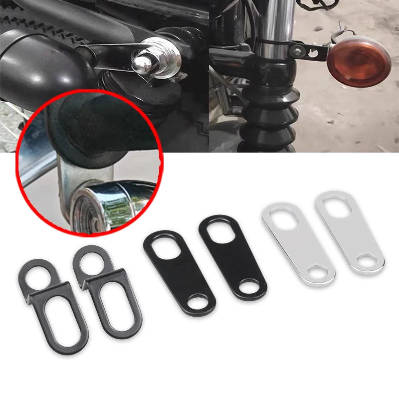 2Pcs Motorcycle Indicator Turn Signal Light Lamp Holder Shock Brackets Support Fog Light Headlight Extension Support Accessories
2Pcs Motorcycle Indicator Turn Signal Light Lamp Holder Shock Brackets Support Fog Light Headlight Extension Support Accessories