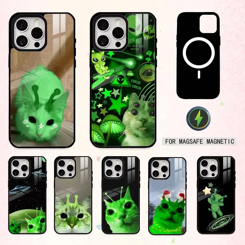 green alien cat cute Phone Case For iPhone17,16,15,14,13,12,11 Plus,Pro Max Magnetic For Magsafe Wireless Charging
green alien cat cute Phone Case For iPhone17,16,15,14,13,12,11 Plus,Pro Max Magnetic For Magsafe Wireless Charging