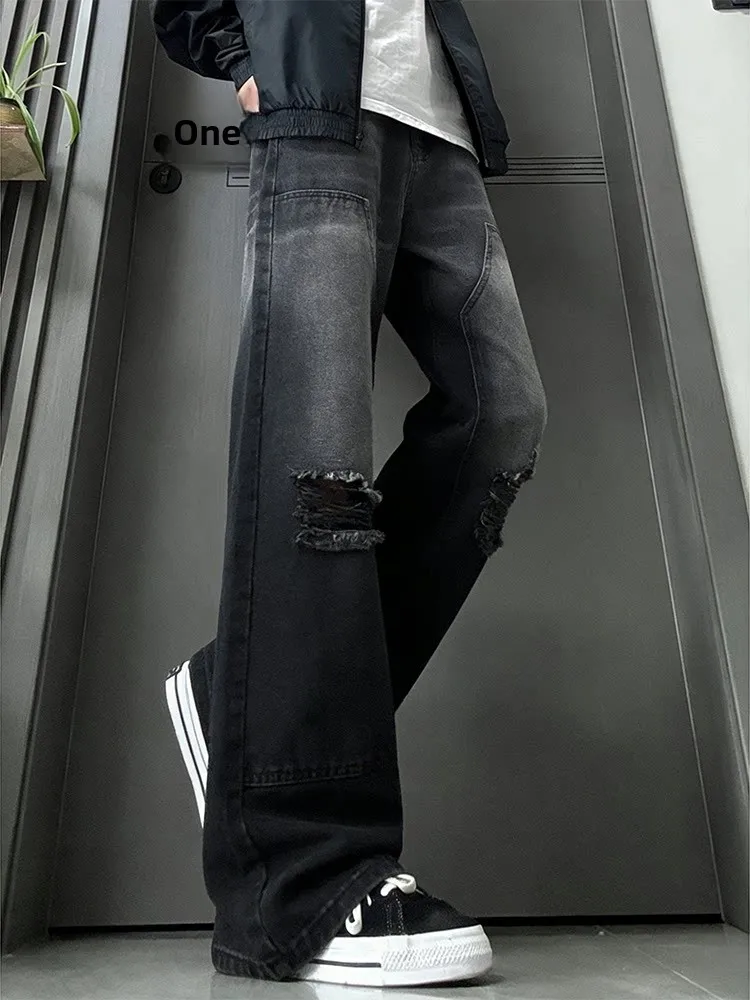 Retro American Decomposed Gradient Jeans Men Loose Straight Leg Workwear Trousers High Street Style Wear Resistant Straight L...
Retro American Decomposed Gradient Jeans Men Loose Straight Leg Workwear Trousers High Street Style Wear Resistant Straight L...