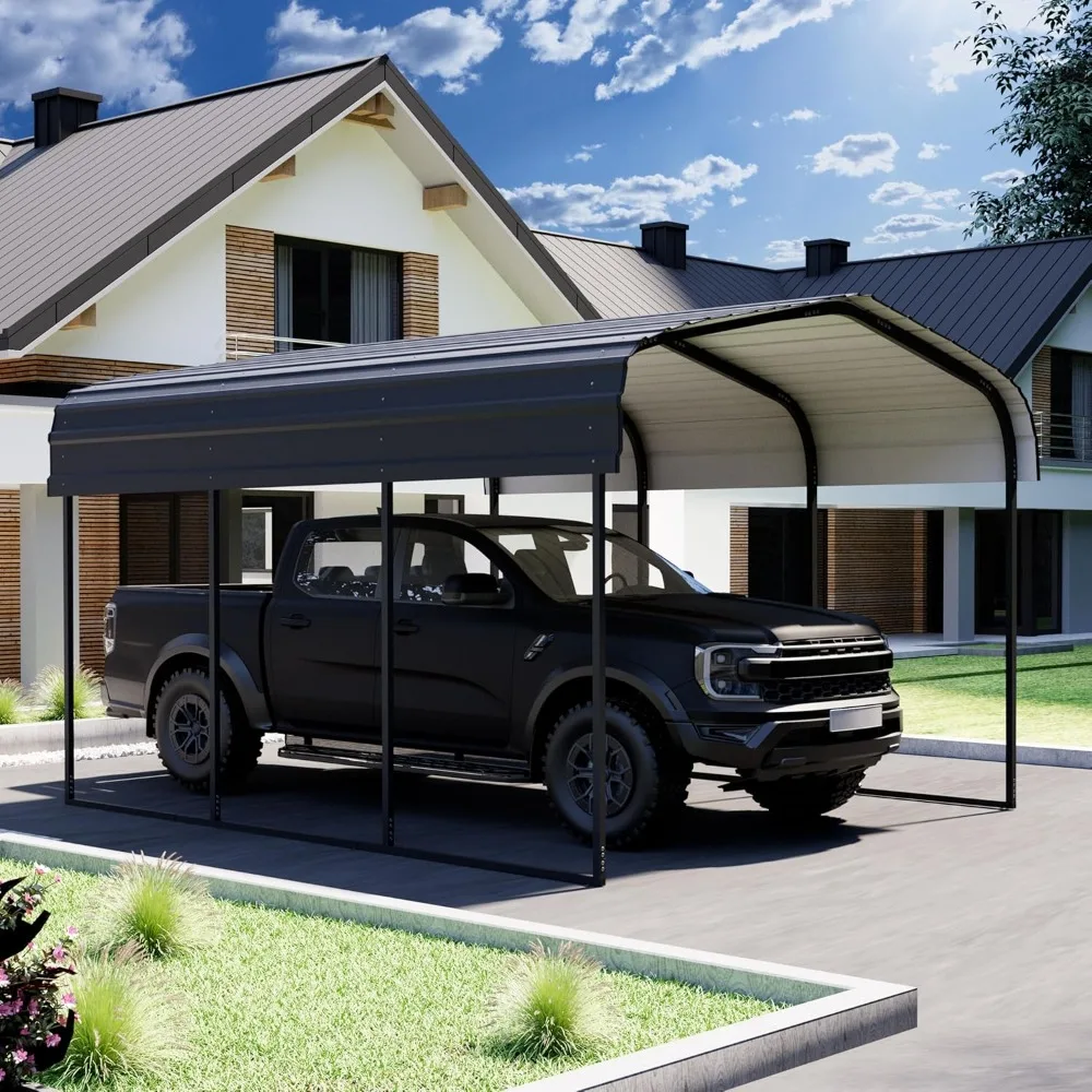 Metal carport 10 × 15 heavy-duty, carport kit with galvanized steel roof building and frame, multi-purpose garage shed
Metal carport 10 × 15 heavy-duty, carport kit with galvanized steel roof building and frame, multi-purpose garage shed