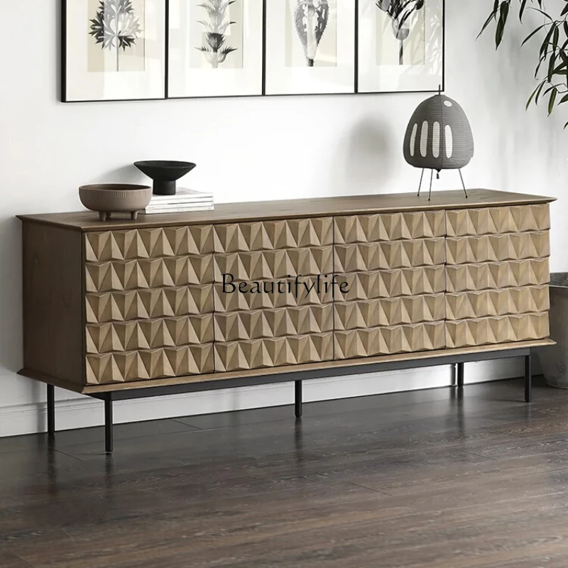 Nordic Antique Style Solid Wood Entrance Cabinet Vintage Solid Wood TV Storage Sideboard Cabinet Natural Log
Nordic Antique Style Solid Wood Entrance Cabinet Vintage Solid Wood TV Storage Sideboard Cabinet Natural Log