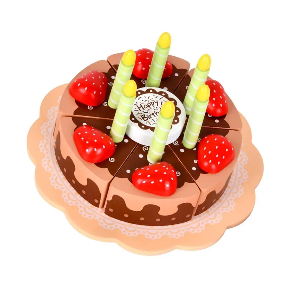 Wooden Strawberry Cake Cutting Toy Kids Educational Playset Pretend Play Birthday Party Prop Child Gift Montessori Inspired Toy
Wooden Strawberry Cake Cutting Toy Kids Educational Playset Pretend Play Birthday Party Prop Child Gift Montessori Inspired Toy