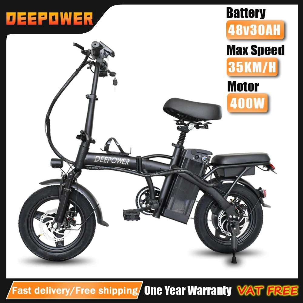 DEEPOWER K100 ebike 400W 48V 30AH Складной электрический велосипед для взрослых Электрический велосипед с толстыми шинами Городской мини-электрический велосипед Urban Ebike
DEEPOWER K100 ebike 400W 48V 30AH Складной электрический велосипед для взрослых Электрический велосипед с толстыми шинами Городской мини-электрический велосипед Urban Ebike