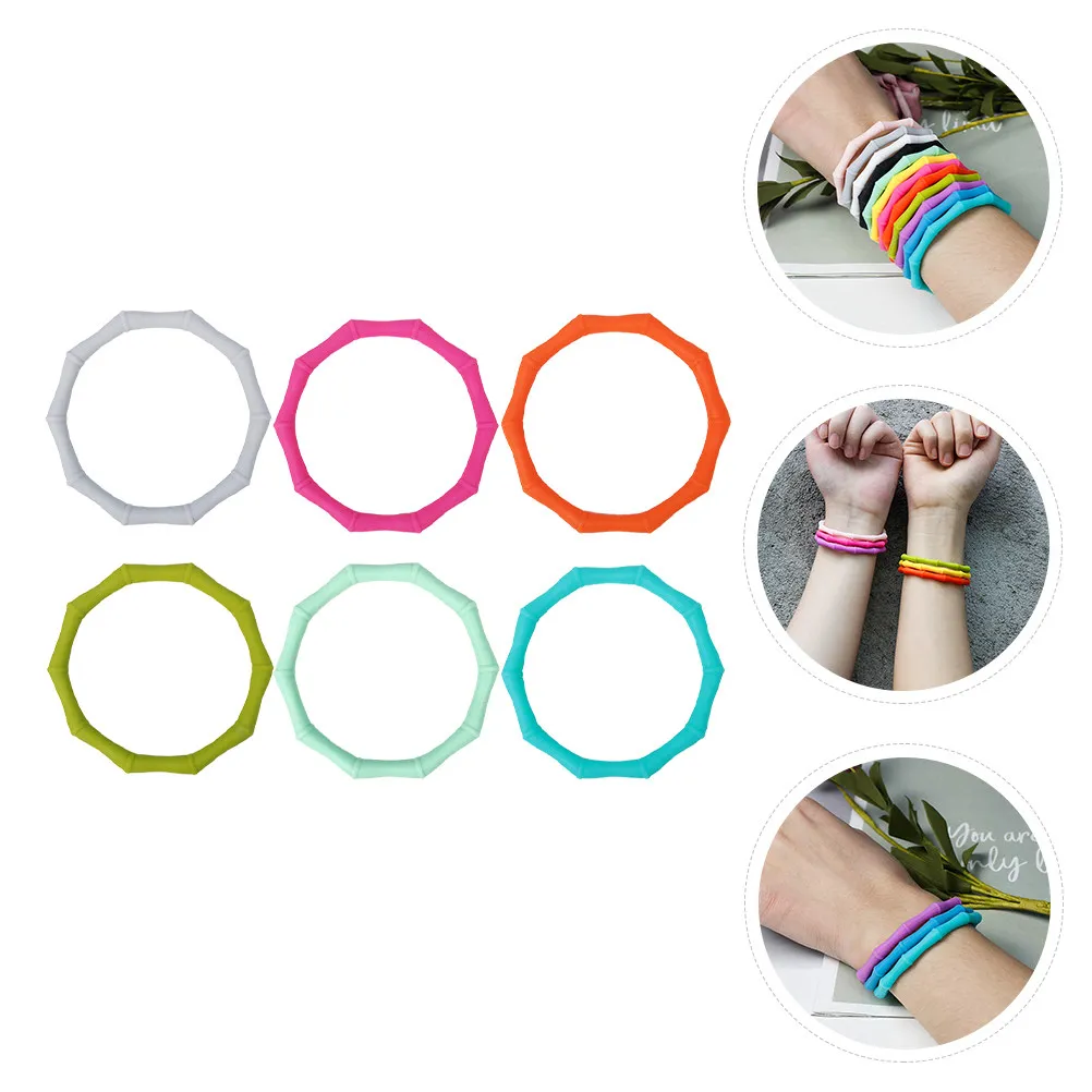 6Pcs Silicone Wristband Set Stylish Simple Design Rubber Bracelet for Sports Activities Party Favors Unisex Wear
6Pcs Silicone Wristband Set Stylish Simple Design Rubber Bracelet for Sports Activities Party Favors Unisex Wear