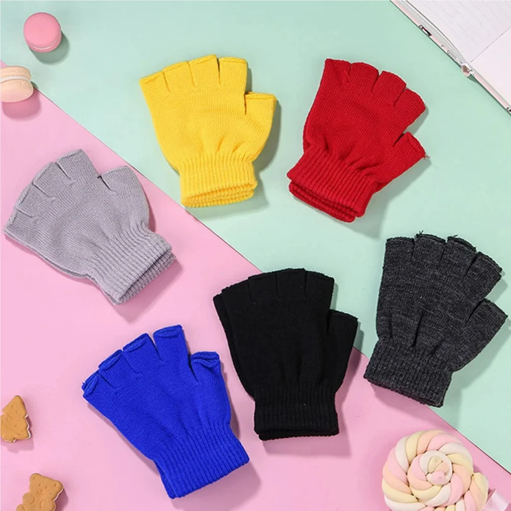 1pair New Novelty Men/Women Black Knitted Stretch Elastic Warm Half Finger Fingerless Gloves Outdoor Cycling Gloves Accessories
1pair New Novelty Men/Women Black Knitted Stretch Elastic Warm Half Finger Fingerless Gloves Outdoor Cycling Gloves Accessories