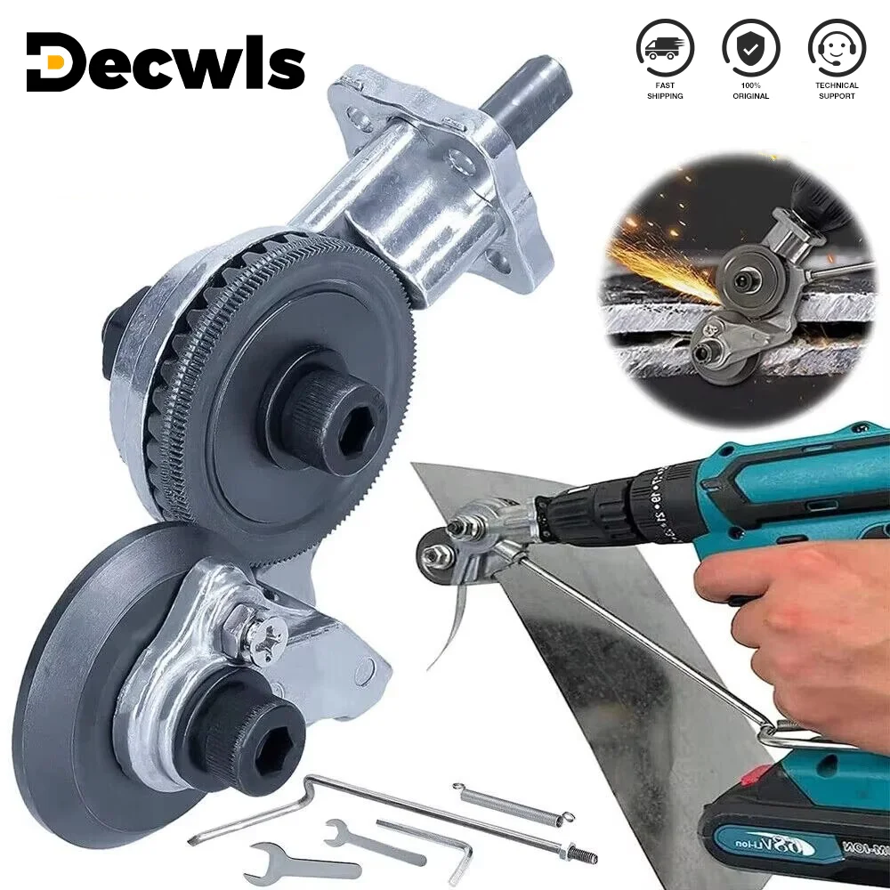 Electric Drill Convert Shears Plate Cutter Metal Sheet Cutter Tool Labor-saving Cutting Tool Sheet Metal Cut Electric Scissor
Electric Drill Convert Shears Plate Cutter Metal Sheet Cutter Tool Labor-saving Cutting Tool Sheet Metal Cut Electric Scissor