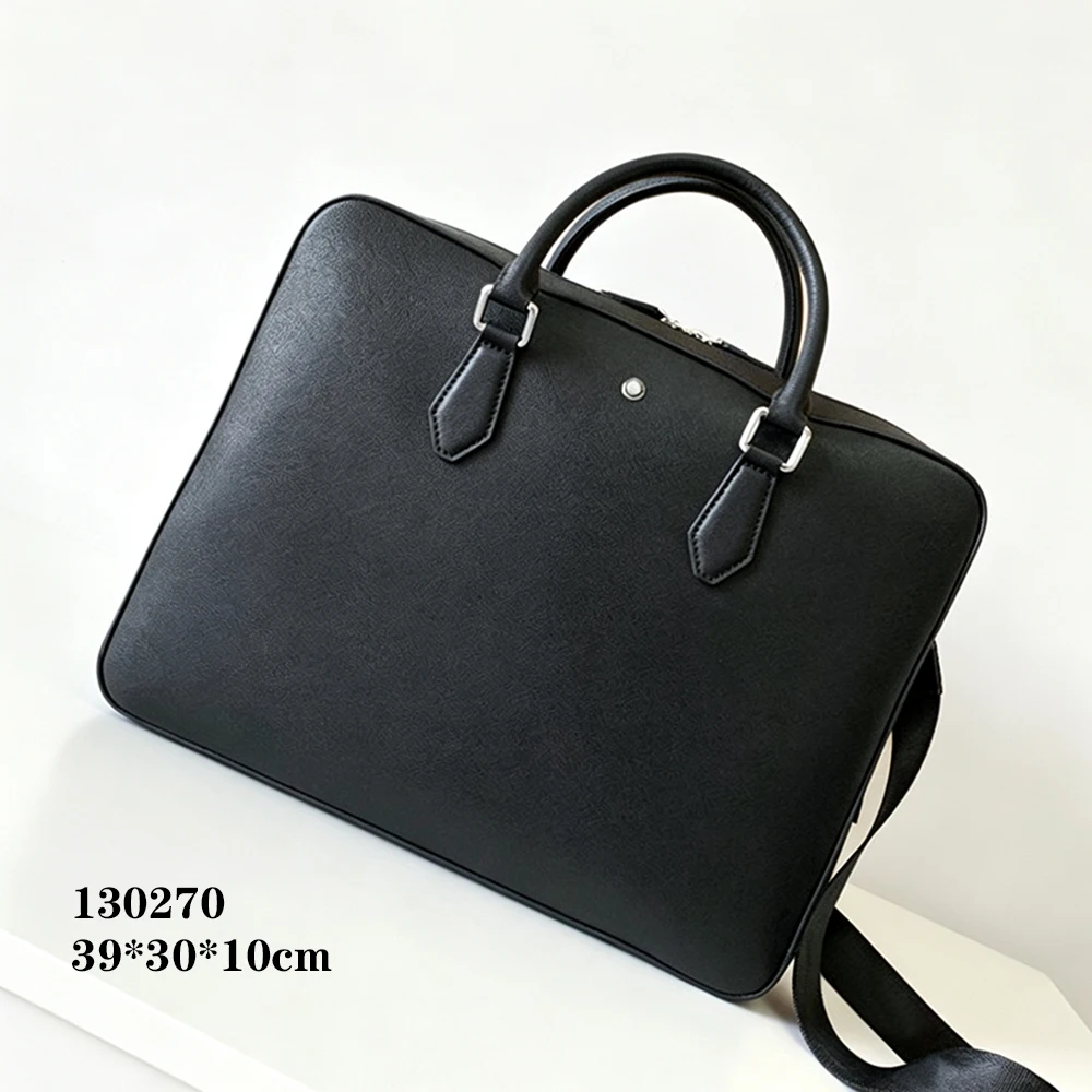 Men Genuine Cow Leather Briefcase Black Horizontal Square Handbag European American Fashion Business Casual Crossbody Bag
Men Genuine Cow Leather Briefcase Black Horizontal Square Handbag European American Fashion Business Casual Crossbody Bag
