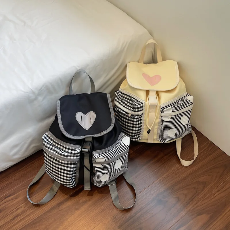 Новый легкий уличный рюкзак с двойным плечом, дизайн сращивания, большая вместительная студенческая сумка для книг, подарок для школы 
Новый легкий уличный рюкзак с двойным плечом, дизайн сращивания, большая вместительная студенческая сумка для книг, подарок для школы