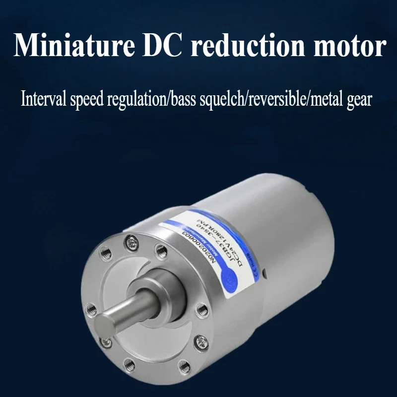 JGB37-3540 24V Reducer Motor DC Gear Motor 9-1280rpm High Speed Low Noise High Torque 1-60kg.cm 6-24V Engine Mini Motor
JGB37-3540 24V Reducer Motor DC Gear Motor 9-1280rpm High Speed Low Noise High Torque 1-60kg.cm 6-24V Engine Mini Motor