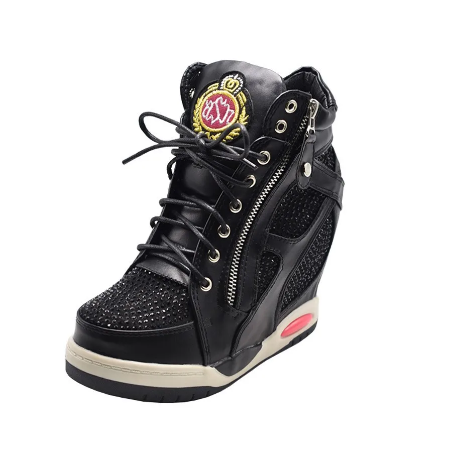 Fashion High-top Women's Boots Ultra-high Slope Heel Thick-soled Short Boots for Women Trendy Comfort Woman Shoes Botas Feminina
Fashion High-top Women's Boots Ultra-high Slope Heel Thick-soled Short Boots for Women Trendy Comfort Woman Shoes Botas Feminina
