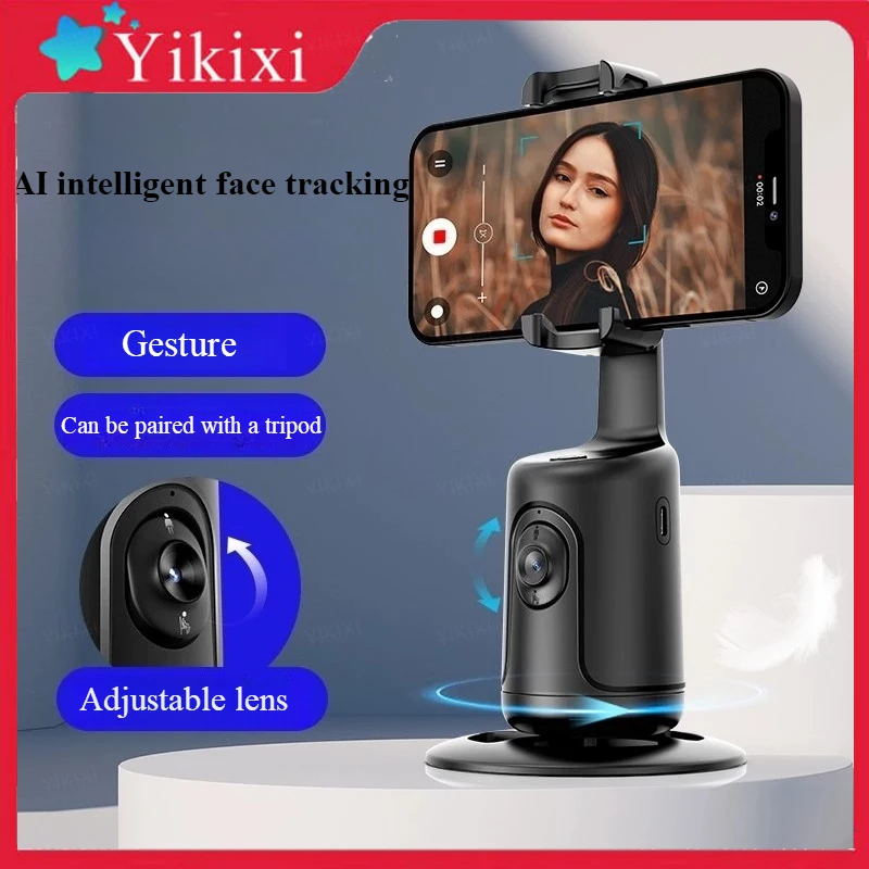 P01 Auto Face Tracking Gimbal AI Camera Desktop Smart 360 Rotation Phone Holder Stabilizer Stand Monopod For Smartphone Live
P01 Auto Face Tracking Gimbal AI Camera Desktop Smart 360 Rotation Phone Holder Stabilizer Stand Monopod For Smartphone Live
