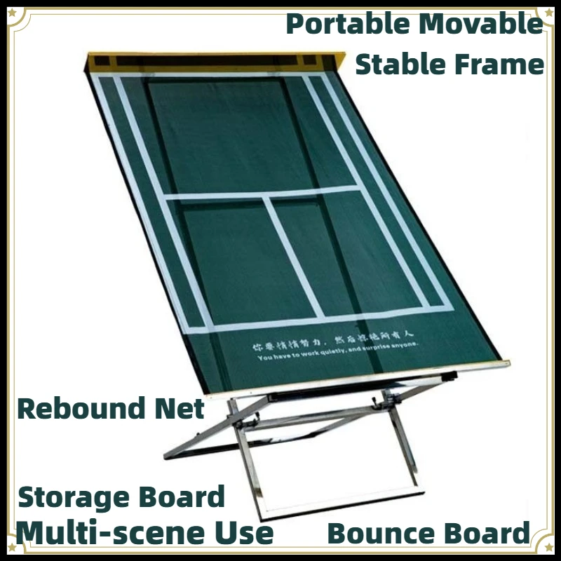 Portable Tennis Rebounder Net, Movable Practice Wall Great for Solo Drills for Starters Indoor and Outdoor
Portable Tennis Rebounder Net, Movable Practice Wall Great for Solo Drills for Starters Indoor and Outdoor