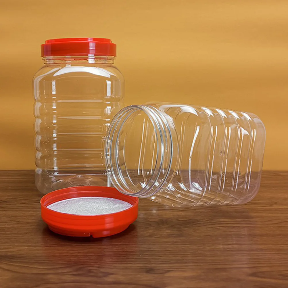 2Pcs Airtight Food Storage Jars Plastic Containers Honey Jam Sealed Canisters Storage Jar
2Pcs Airtight Food Storage Jars Plastic Containers Honey Jam Sealed Canisters Storage Jar