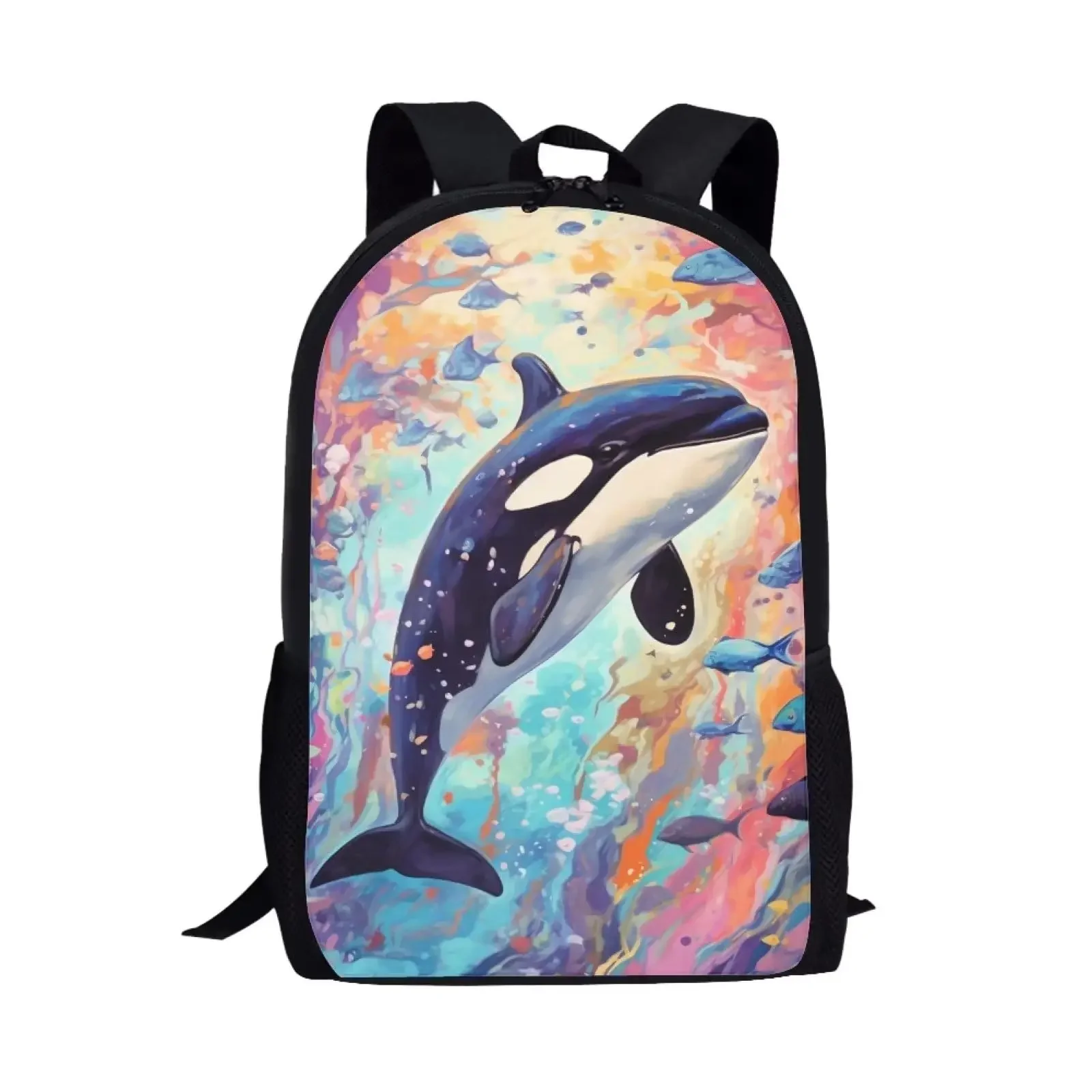Cute Killer Whale Backpack Cool Magical Animal School Bag For Boys Girls Bookbag Large-capacity Storage Bags Computer Bag Gift
Cute Killer Whale Backpack Cool Magical Animal School Bag For Boys Girls Bookbag Large-capacity Storage Bags Computer Bag Gift