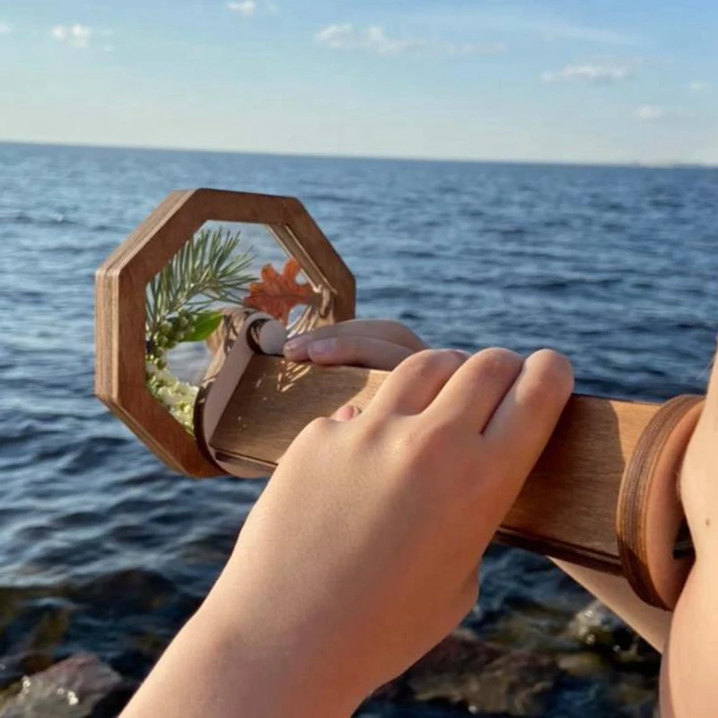 Wooden DIY Kaleidoscope Kit Outdoor Kids Toys Toddler Rotating Kaleidoscope Set Wooden 1Set
Wooden DIY Kaleidoscope Kit Outdoor Kids Toys Toddler Rotating Kaleidoscope Set Wooden 1Set