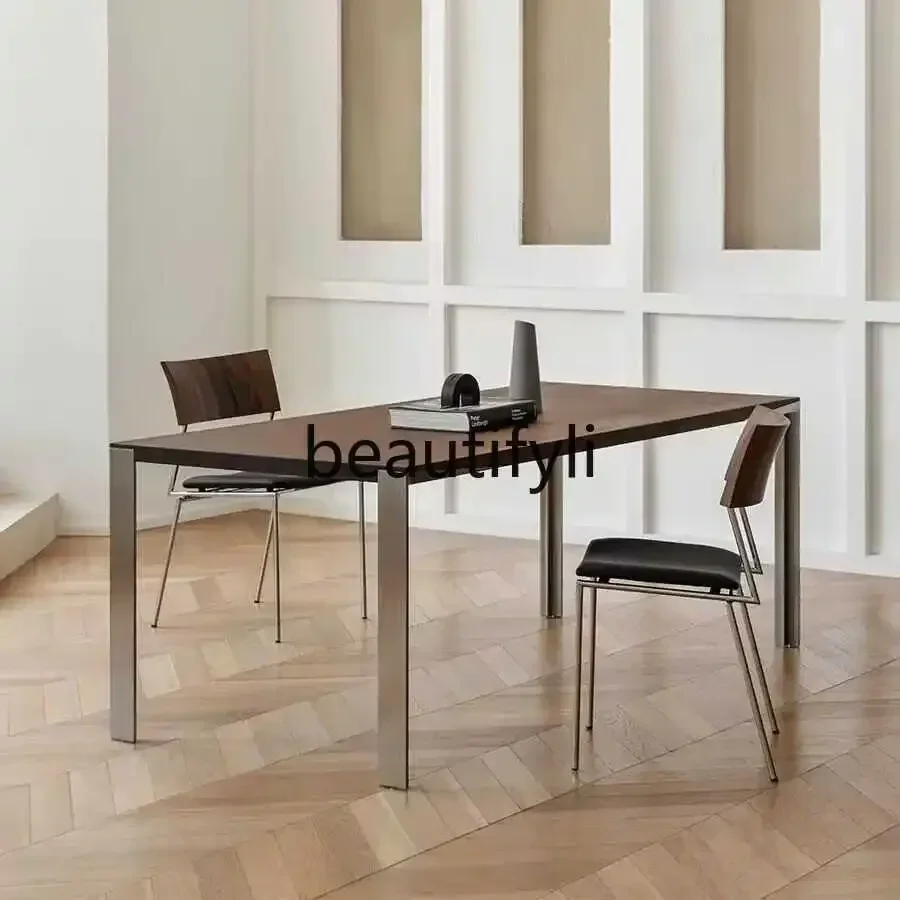 ssK178 ss25 ss Nordic solid wood dining table rectangular modern simple oak log desk black walnut 25
ssK178 ss25 ss Nordic solid wood dining table rectangular modern simple oak log desk black walnut 25