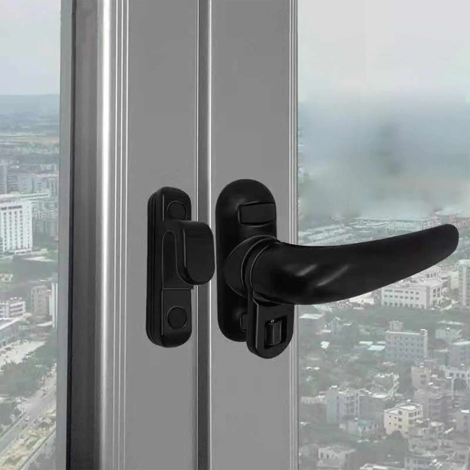 Casement Locking Handle for Windows, Push Open Mechanism, Interior And Exterior Use
Casement Locking Handle for Windows, Push Open Mechanism, Interior And Exterior Use