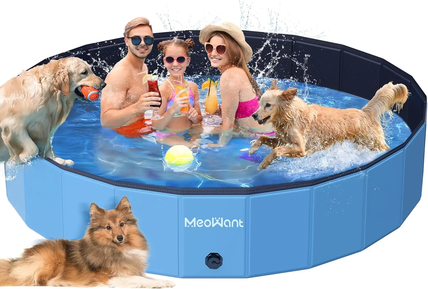 Extra Large Dog Pool 87'' Foldable, Hard Plastic Swimming Pool for Large Dogs, Portable Collapsible Pet Bath Pool
Extra Large Dog Pool 87'' Foldable, Hard Plastic Swimming Pool for Large Dogs, Portable Collapsible Pet Bath Pool