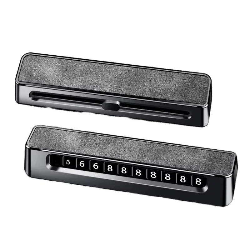 Universal Adjustable Car Phone Number Bracket Temporary Parking Plate Leather Bracket Car Interior Accessories ZF011
Universal Adjustable Car Phone Number Bracket Temporary Parking Plate Leather Bracket Car Interior Accessories ZF011