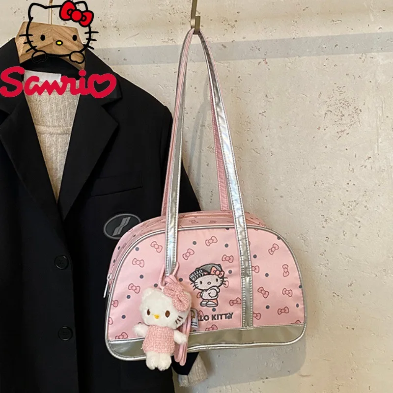 Hellokitty New Women's Handbag Fashion High Quality Women's Shoulder Bag Pink Versatile Multifunctional Mobile Phone Storage Bag
Hellokitty New Women's Handbag Fashion High Quality Women's Shoulder Bag Pink Versatile Multifunctional Mobile Phone Storage Bag