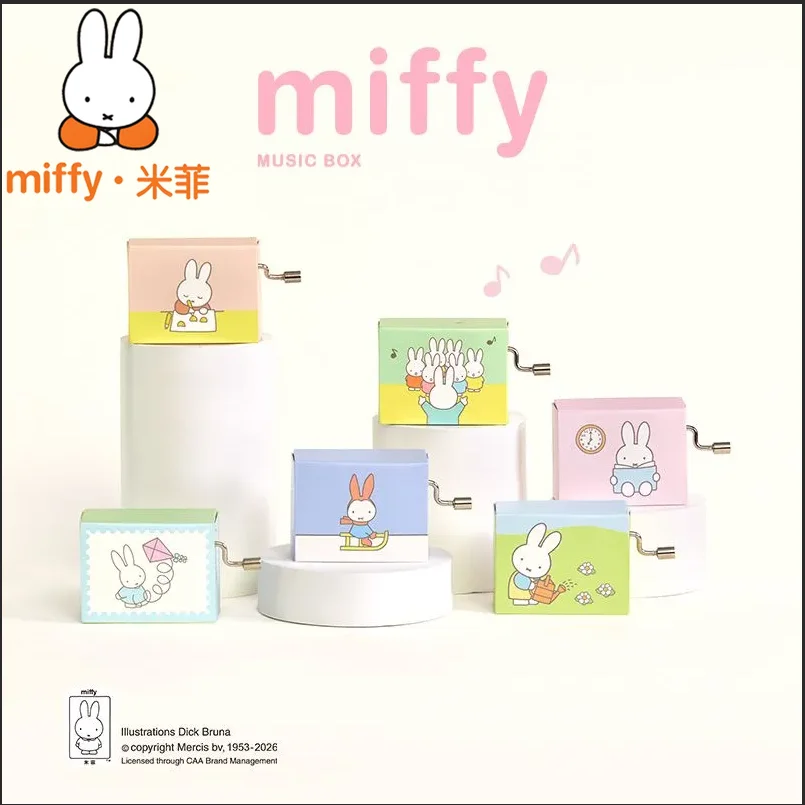 Cute Miffy Music Box Hand Cranked Eight Tone Box Cartoon Style Room Ornament Delicate Desktop Decoration Creative Gift Bedroom
Cute Miffy Music Box Hand Cranked Eight Tone Box Cartoon Style Room Ornament Delicate Desktop Decoration Creative Gift Bedroom